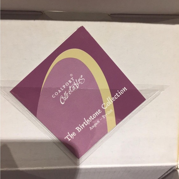 Coalport Collectibles Birthstone Collection - August - Picture 2 of 2